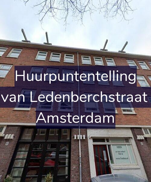 Foto gevel Huurpuntentelling voor Gillis van Ledenberchstraat 34-A, Amsterdam
