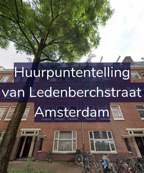 Foto gevel Huurpuntentelling voor Gillis van Ledenberchstraat 47-4, Amsterdam