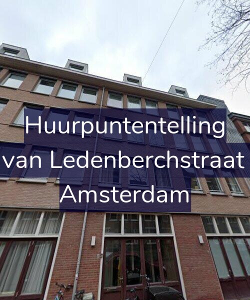 Foto gevel Huurpuntentelling voor Gillis van Ledenberchstraat 18-B, Amsterdam