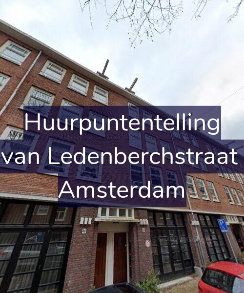 Foto gevel Huurpuntentelling voor Gillis van Ledenberchstraat 44-H, Amsterdam