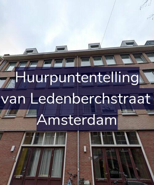 Foto gevel Huurpuntentelling voor Gillis van Ledenberchstraat 14-A, Amsterdam