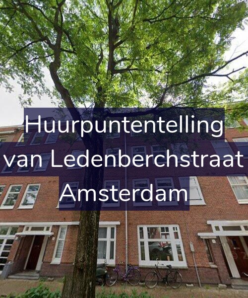 Foto gevel Huurpuntentelling voor Gillis van Ledenberchstraat 23-1, Amsterdam
