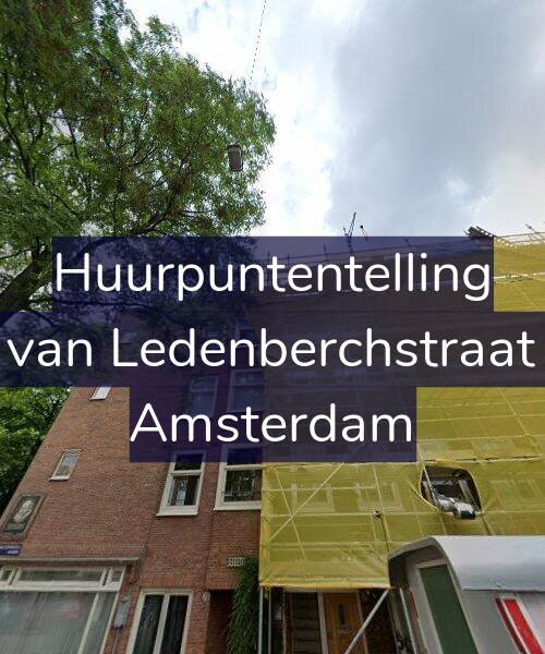 Foto gevel Huurpuntentelling voor Gillis van Ledenberchstraat 77-2, Amsterdam
