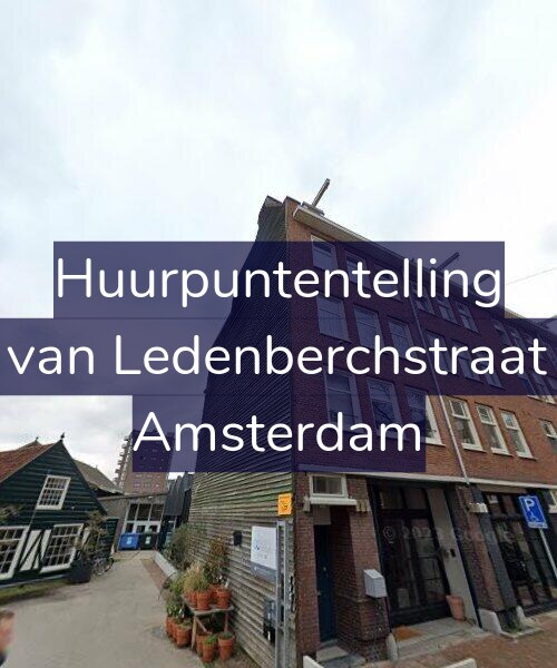 Foto gevel Huurpuntentelling voor Gillis van Ledenberchstraat 60-1, Amsterdam