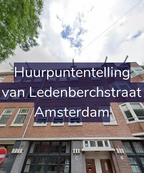 Foto gevel Huurpuntentelling voor Gillis van Ledenberchstraat 54-2, Amsterdam