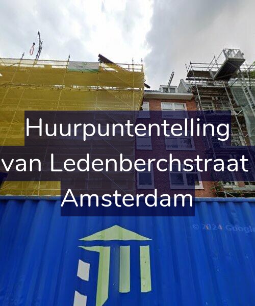 Foto gevel Huurpuntentelling voor Gillis van Ledenberchstraat 81-H, Amsterdam