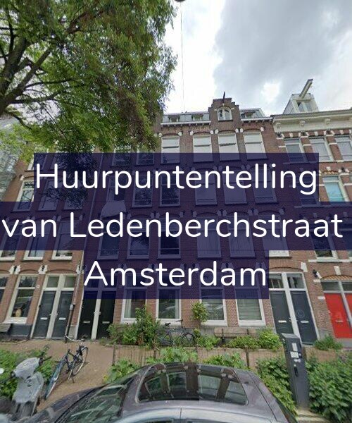 Foto gevel Huurpuntentelling voor Gillis van Ledenberchstraat 95-H, Amsterdam