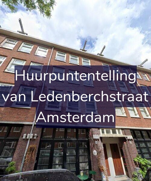 Foto gevel Huurpuntentelling voor Gillis van Ledenberchstraat 30-1, Amsterdam