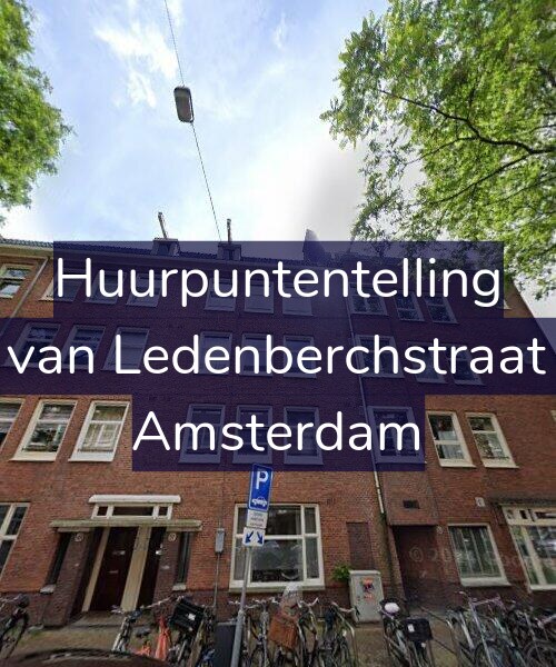 Foto gevel Huurpuntentelling voor Gillis van Ledenberchstraat 51-1, Amsterdam