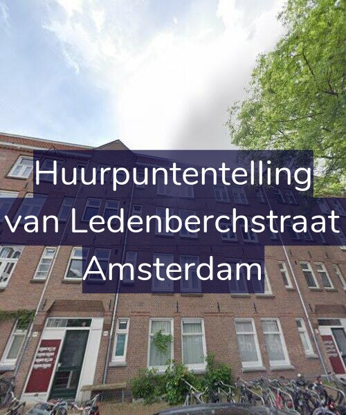 Foto gevel Huurpuntentelling voor Gillis van Ledenberchstraat 15-1, Amsterdam