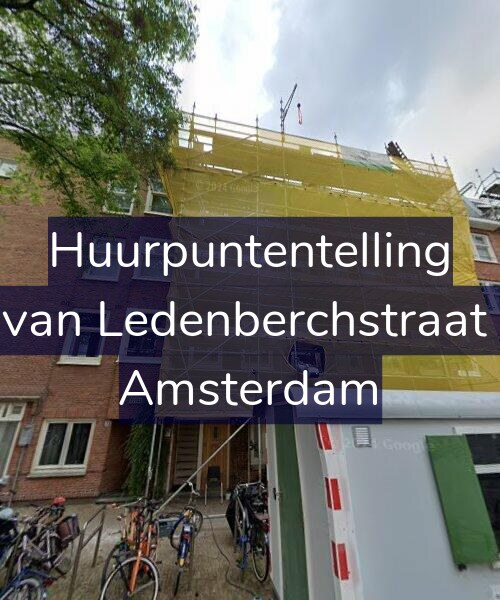 Foto gevel Huurpuntentelling voor Gillis van Ledenberchstraat 79-H, Amsterdam