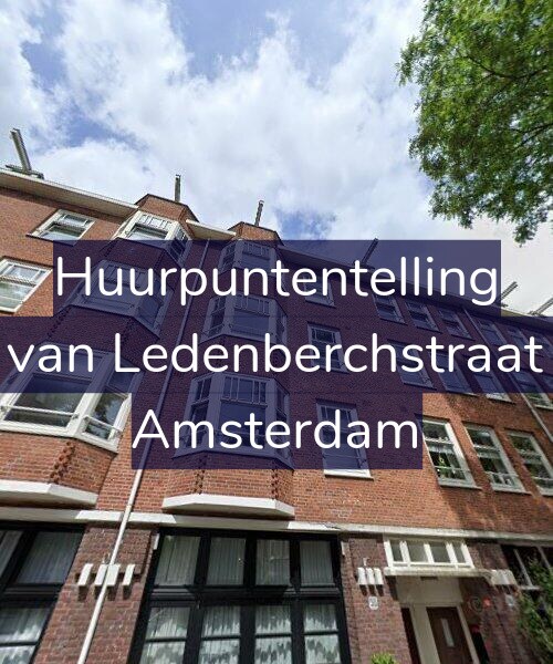 Foto gevel Huurpuntentelling voor Gillis van Ledenberchstraat 50-2, Amsterdam