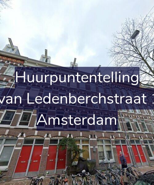 Foto gevel Huurpuntentelling voor Gillis van Ledenberchstraat 123-1, Amsterdam