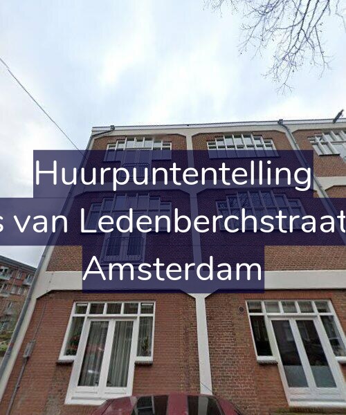 Foto gevel Huurpuntentelling voor Gillis van Ledenberchstraat 2-B, Amsterdam