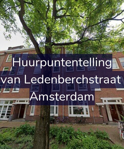 Foto gevel Huurpuntentelling voor Gillis van Ledenberchstraat 23-H, Amsterdam