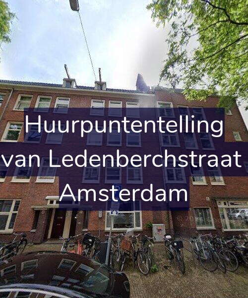 Foto gevel Huurpuntentelling voor Gillis van Ledenberchstraat 51-H, Amsterdam