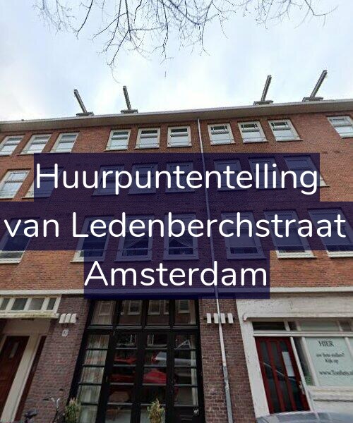 Foto gevel Huurpuntentelling voor Gillis van Ledenberchstraat 36-P, Amsterdam