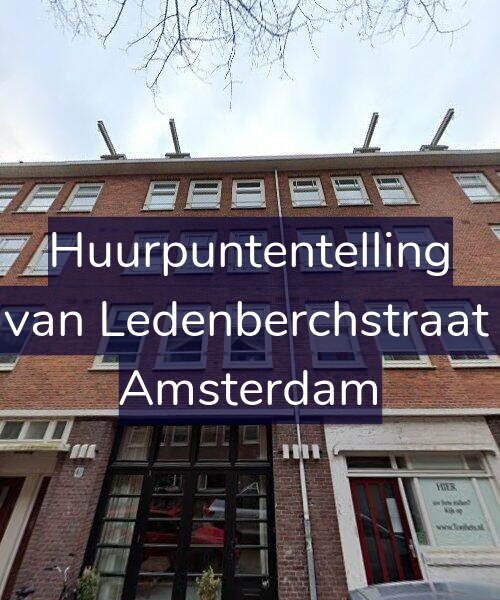 Foto gevel Huurpuntentelling voor Gillis van Ledenberchstraat 36-C, Amsterdam