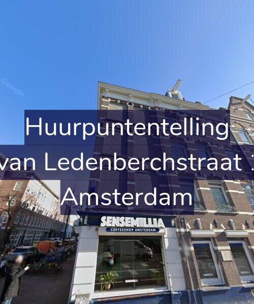 Foto gevel Huurpuntentelling voor Gillis van Ledenberchstraat 135-3, Amsterdam