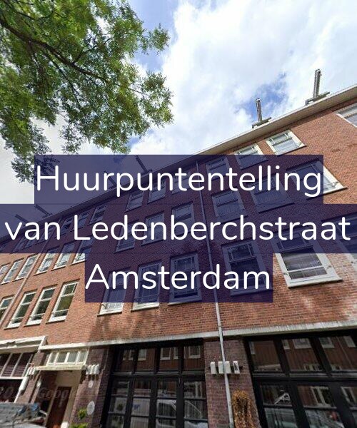 Foto gevel Huurpuntentelling voor Gillis van Ledenberchstraat 32-2, Amsterdam