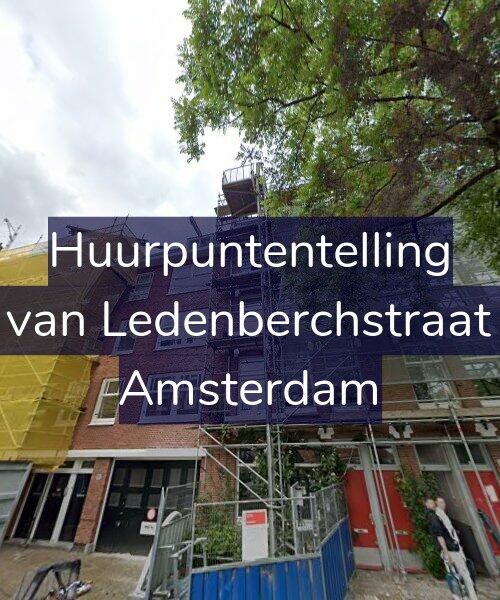 Foto gevel Huurpuntentelling voor Gillis van Ledenberchstraat 83-1, Amsterdam