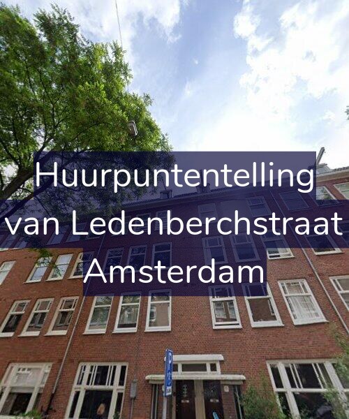 Foto gevel Huurpuntentelling voor Gillis van Ledenberchstraat 33-2, Amsterdam