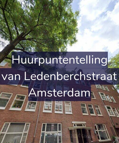Foto gevel Huurpuntentelling voor Gillis van Ledenberchstraat 49-3, Amsterdam