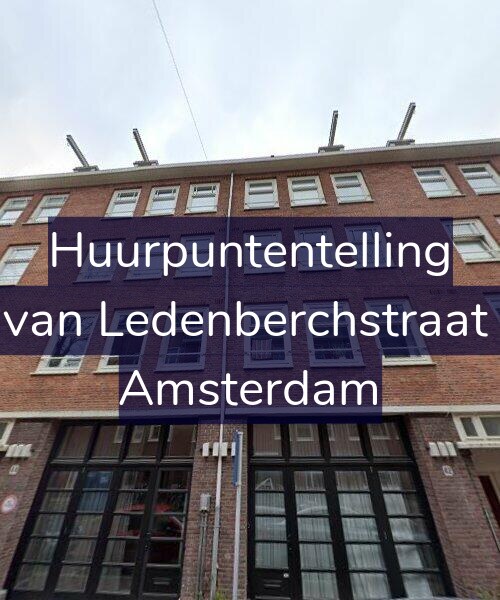 Foto gevel Huurpuntentelling voor Gillis van Ledenberchstraat 36-U, Amsterdam