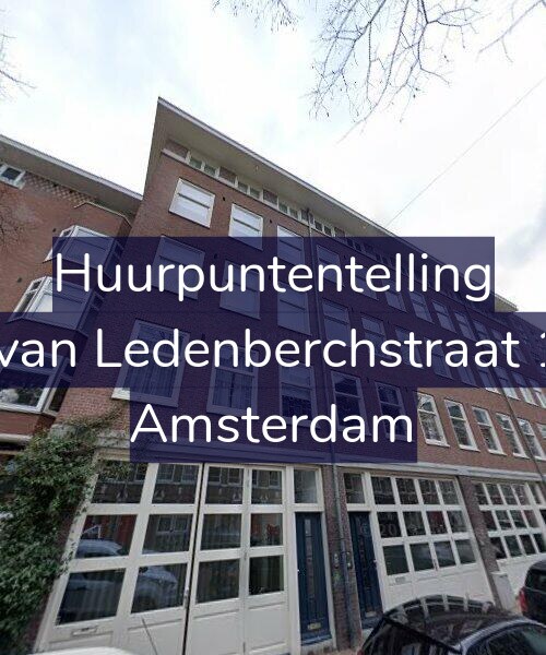 Foto gevel Huurpuntentelling voor Gillis van Ledenberchstraat 126-3, Amsterdam