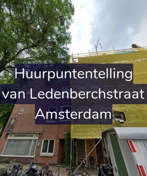 Foto gevel Huurpuntentelling voor Gillis van Ledenberchstraat 77-4, Amsterdam