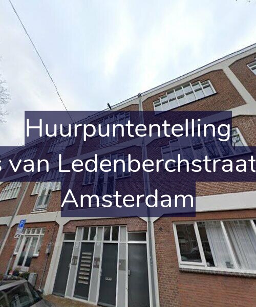 Foto gevel Huurpuntentelling voor Gillis van Ledenberchstraat 4-H, Amsterdam