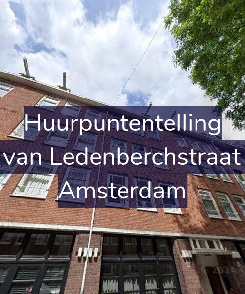 Foto gevel Huurpuntentelling voor Gillis van Ledenberchstraat 26-2, Amsterdam