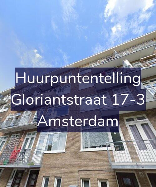 Foto gevel Huurpuntentelling voor Gloriantstraat 17-3, Amsterdam