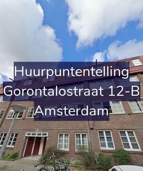 Foto gevel Huurpuntentelling voor Gorontalostraat 12-B, Amsterdam