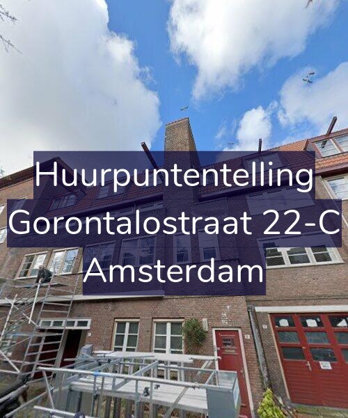 Foto gevel Huurpuntentelling voor Gorontalostraat 22-C, Amsterdam