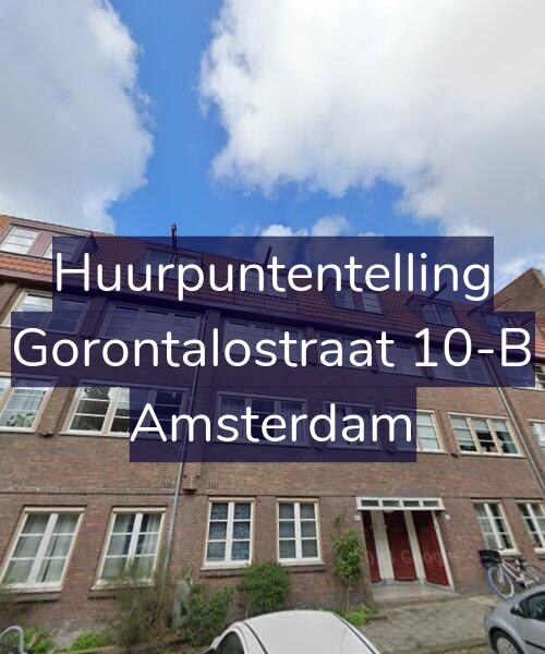 Foto gevel Huurpuntentelling voor Gorontalostraat 10-B, Amsterdam