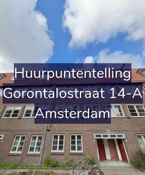 Foto gevel Huurpuntentelling voor Gorontalostraat 14-A, Amsterdam