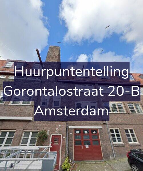 Foto gevel Huurpuntentelling voor Gorontalostraat 20-B, Amsterdam
