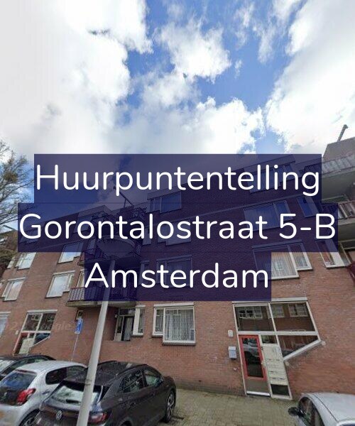 Foto gevel Huurpuntentelling voor Gorontalostraat 5-B, Amsterdam