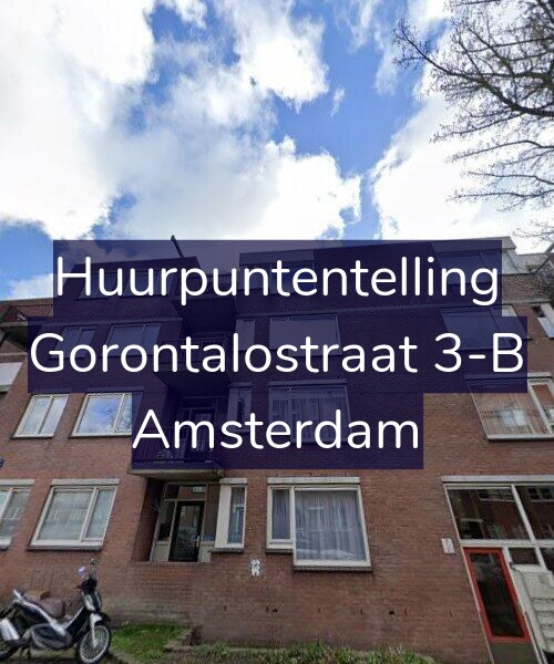 Foto gevel Huurpuntentelling voor Gorontalostraat 3-B, Amsterdam