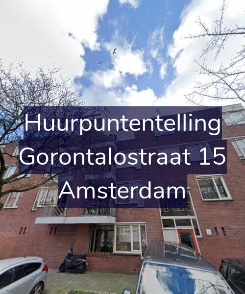 Foto gevel Huurpuntentelling voor Gorontalostraat 15, Amsterdam
