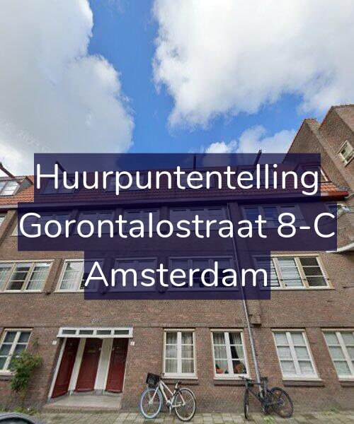 Foto gevel Huurpuntentelling voor Gorontalostraat 8-C, Amsterdam