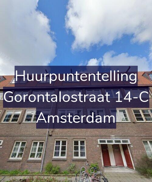Foto gevel Huurpuntentelling voor Gorontalostraat 14-C, Amsterdam