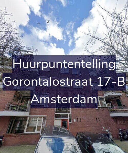 Foto gevel Huurpuntentelling voor Gorontalostraat 17-B, Amsterdam