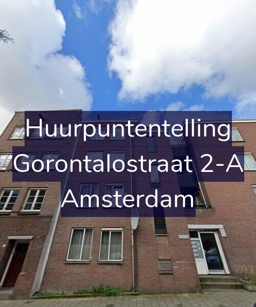 Foto gevel Huurpuntentelling voor Gorontalostraat 2-A, Amsterdam
