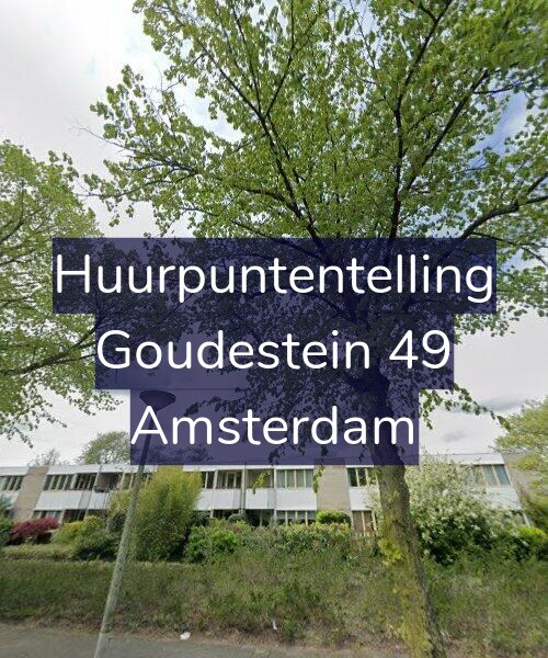 Foto gevel Huurpuntentelling voor Goudestein 49, Amsterdam