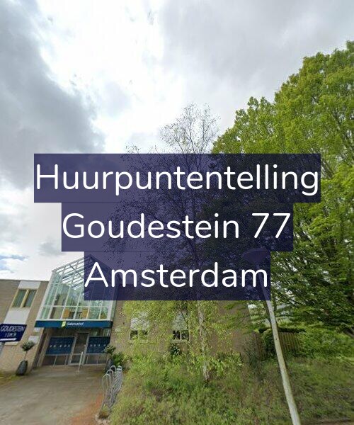 Foto gevel Huurpuntentelling voor Goudestein 77, Amsterdam