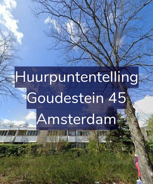 Foto gevel Huurpuntentelling voor Goudestein 45, Amsterdam