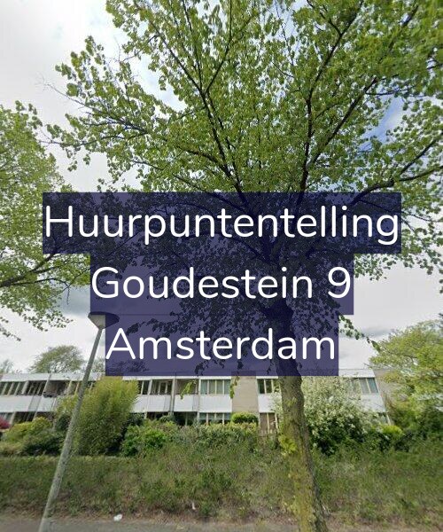 Foto gevel Huurpuntentelling voor Goudestein 9, Amsterdam