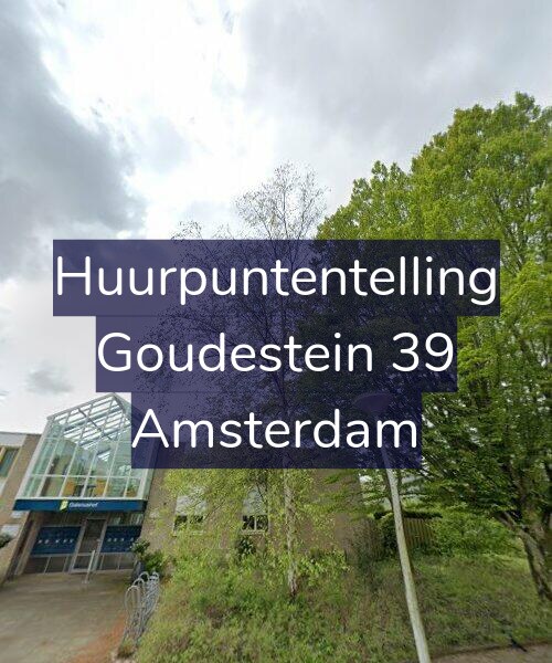 Foto gevel Huurpuntentelling voor Goudestein 39, Amsterdam